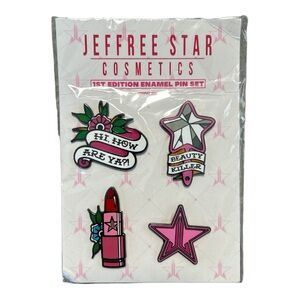 🎉HP🎉 JEFFREE STAR COSMETICS LIMITED EDITION 4-PIECE PIN SET SPR 2021 EXCLUSIVE